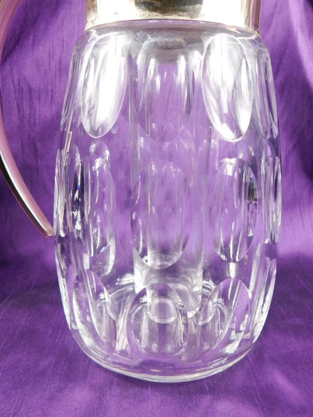 Large Crystal Wine Decanter with Ice Insert # 27157